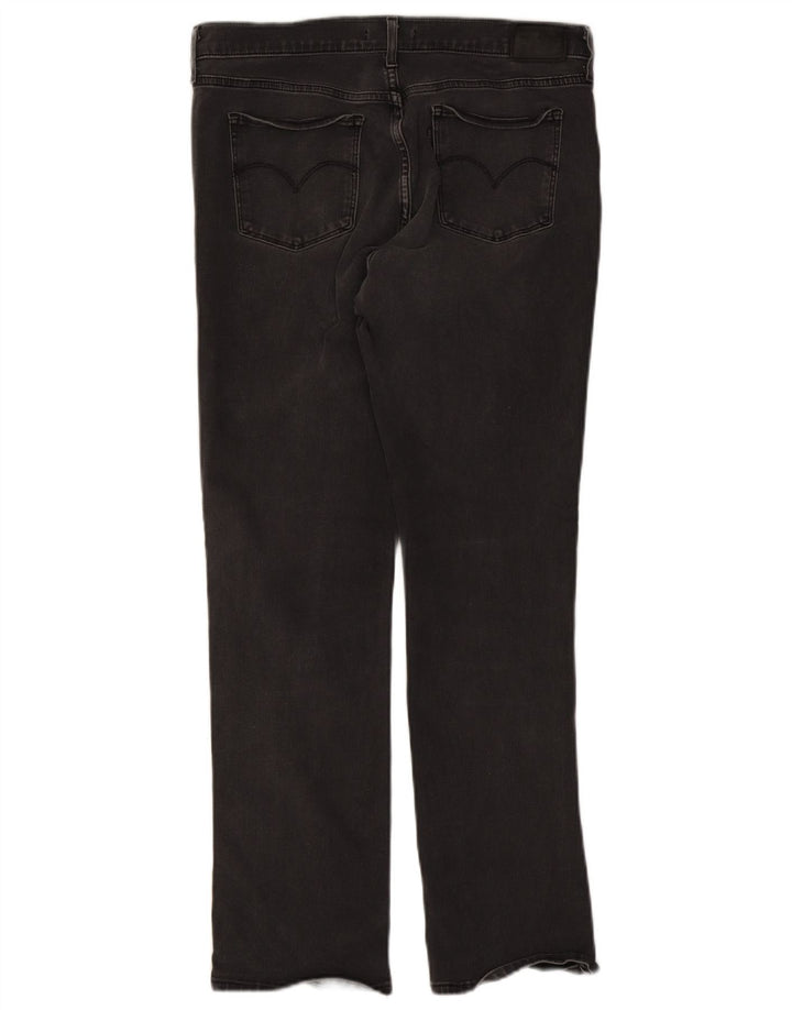 Женские прямые джинсы Levi's 314 W32 L30, черный хлопок