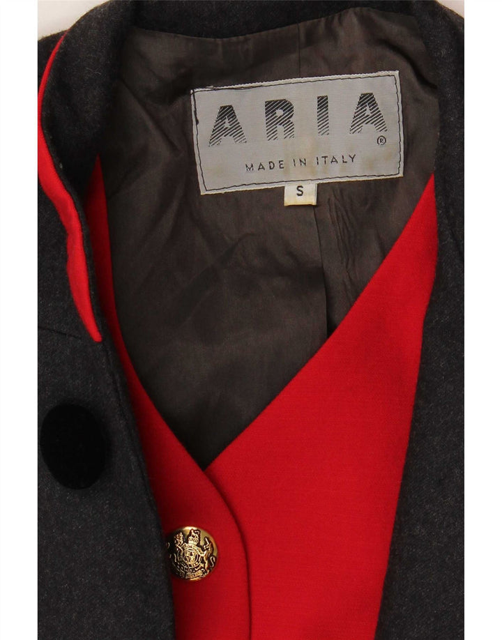 Женский укороченный двубортный пиджак Aria UK 10, маленький серый цвет