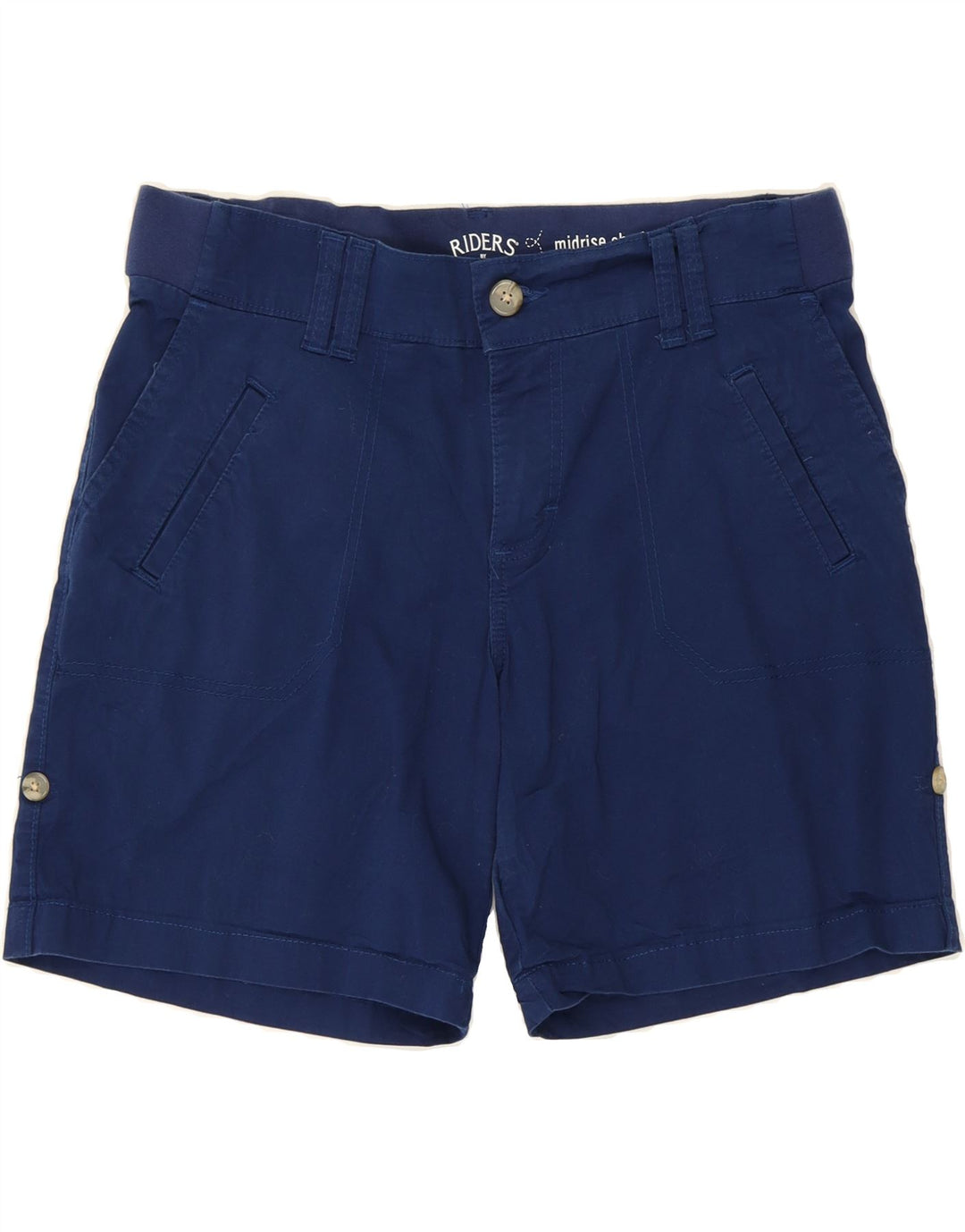 LEE Womens Chino Shorts US 10 Large W32 Navy Blue Cotton Vintage Lee and Second-Hand Lee from Messina Hembry 