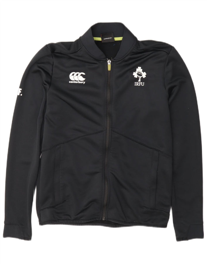 Мужской спортивный костюм Canterbury IRFU, верхняя куртка XS, черный полиэстер