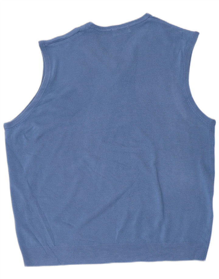 Мужская майка Marks & Spencer Blue Harbour Vest 2XL, синяя акрил