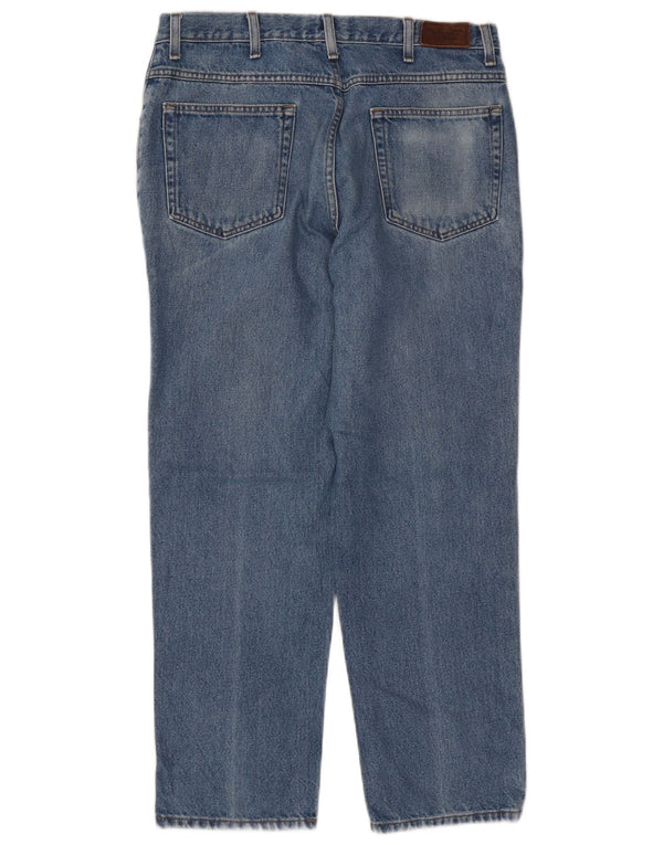 Мужские прямые джинсы L.L.BEAN классического кроя W34 L29, синий хлопок