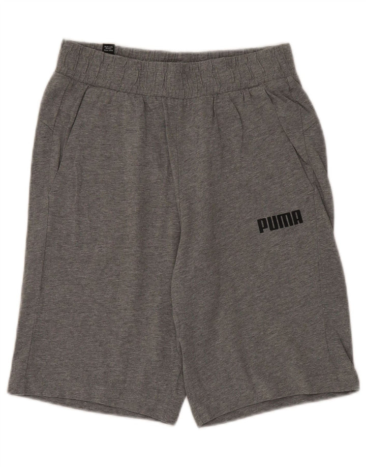 Мужские спортивные шорты Puma, маленькие серые хлопковые крапинки