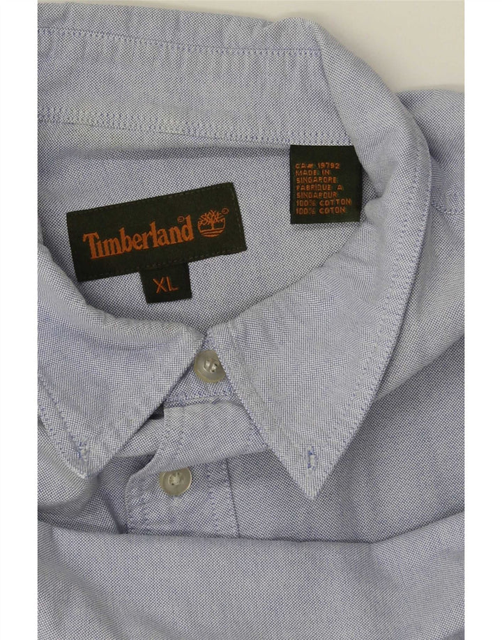 Мужская рубашка Timberland XL, синяя, хлопок