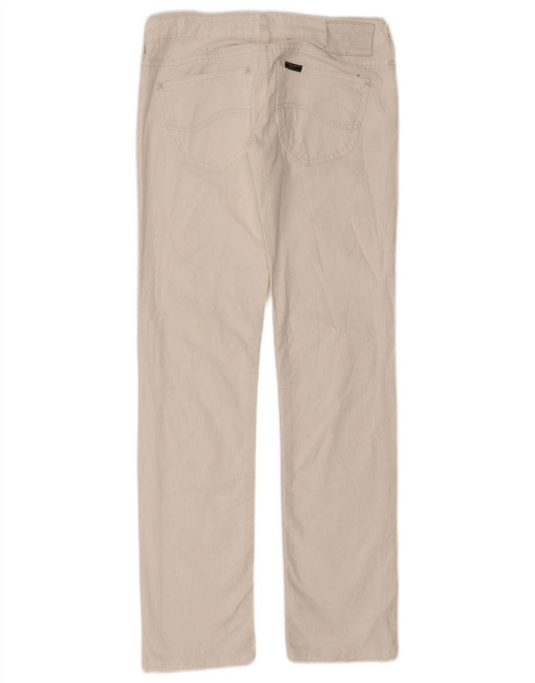 Женские прямые джинсы LEE W26 L33, белый хлопок