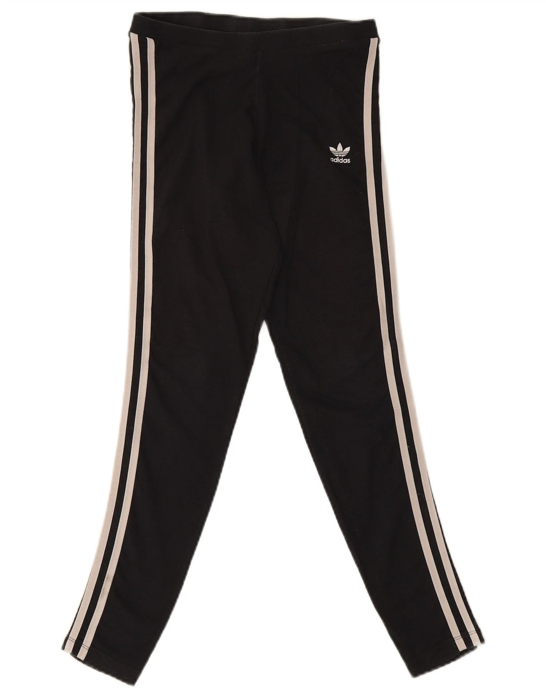 Женские леггинсы Adidas UK 10, маленькие черные хлопковые