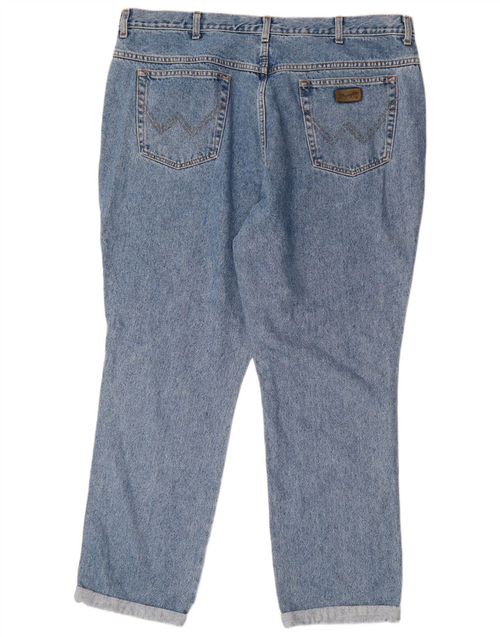 Мужские зауженные джинсы Wrangler W40 L30 синие