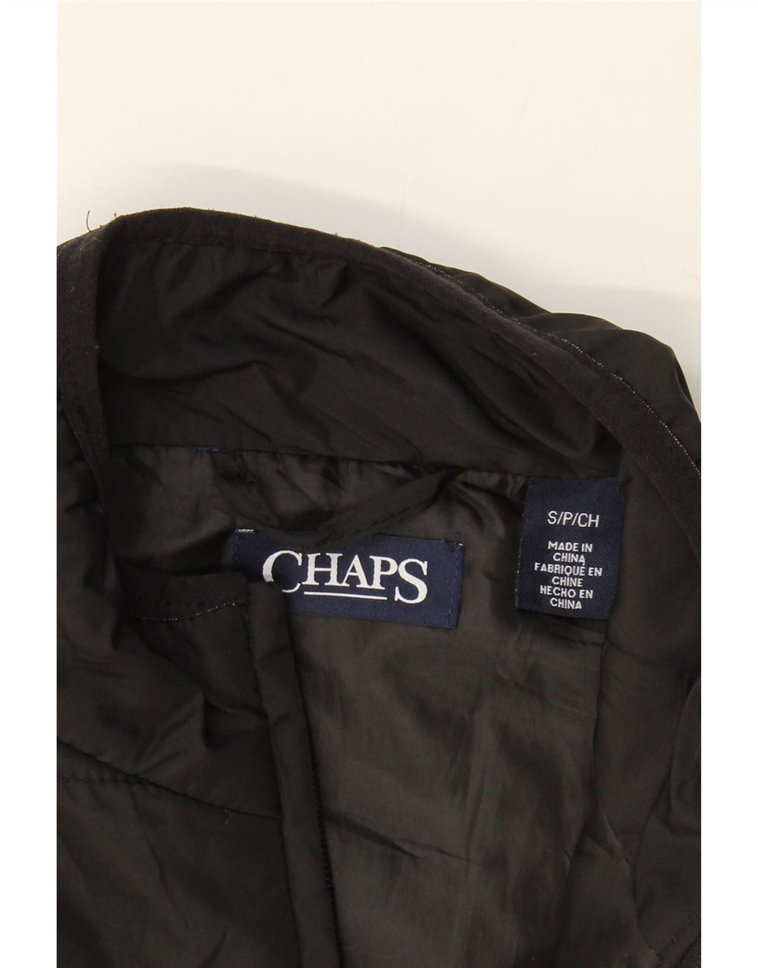 CHAPS Womens Padded Gilet UK 10 Small Black Polyester Vintage Chaps and Second-Hand Chaps from Messina Hembry 