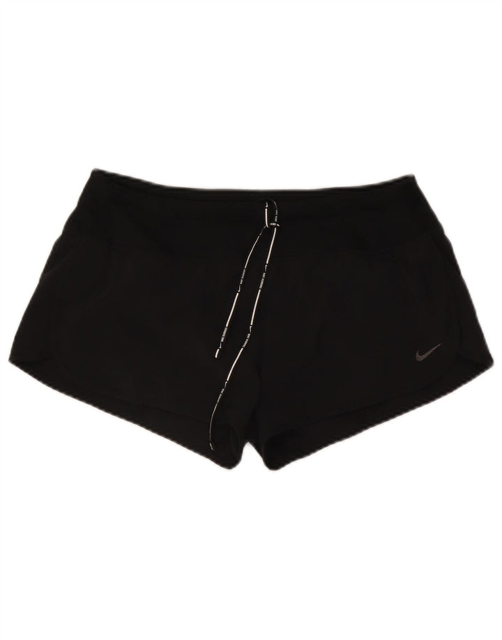 Женские спортивные шорты Nike Dri Fit UK 14, средние, черные