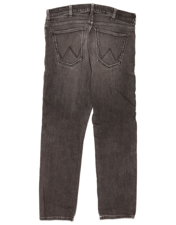 Мужские джинсы Wrangler Larston Slim W32 L28, серый хлопок