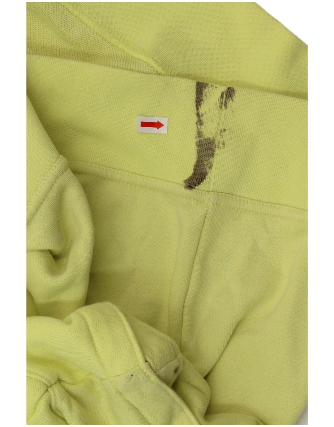 ADIDAS Женский джемпер с капюшоном оверсайз с короткими рукавами UK 28/30 3XL Желтый