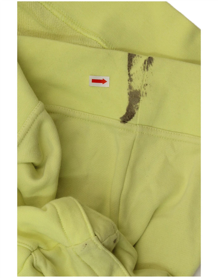 ADIDAS Женский джемпер с капюшоном оверсайз с короткими рукавами UK 28/30 3XL Желтый