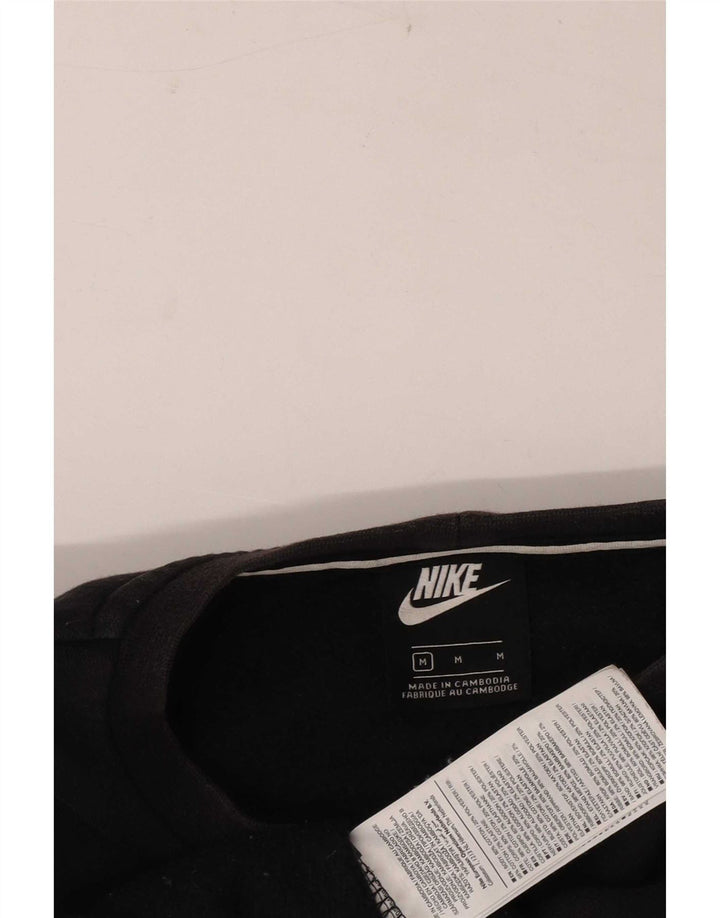 Мужской джемпер свободного кроя Nike с графикой, средний черный, с цветными блоками