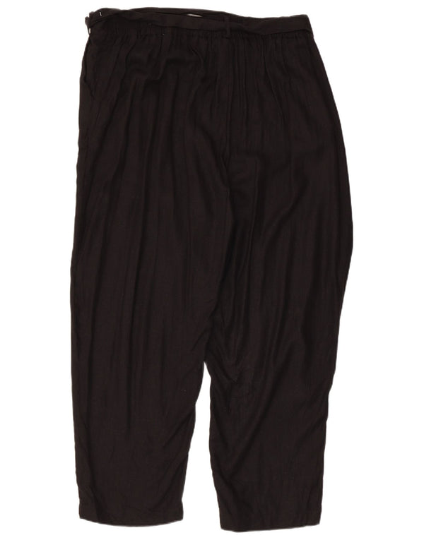 Женские укороченные брюки Marks & Spencer Autograph UK 20 2XL W40 L25 черные