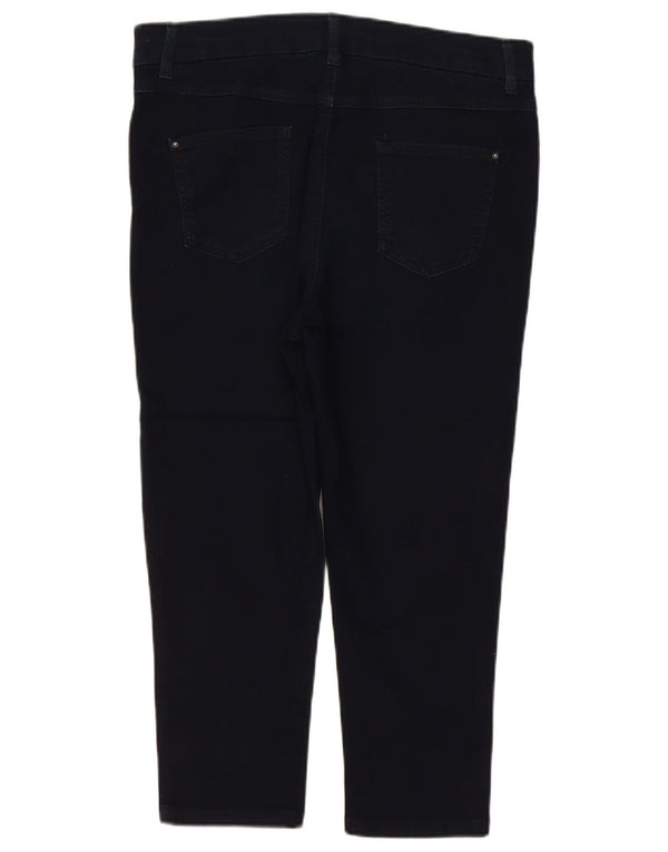 Женские укороченные джинсы Marks & Spencer UK 16, большие W34 L22, темно-синие