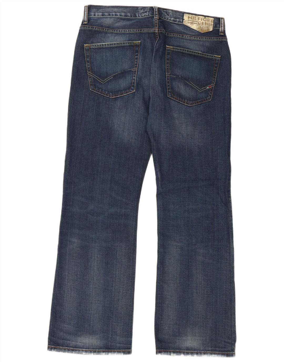 TOMMY HILFIGER Женские джинсы Manhattan Bootcut W33 L30 Синие хлопковые