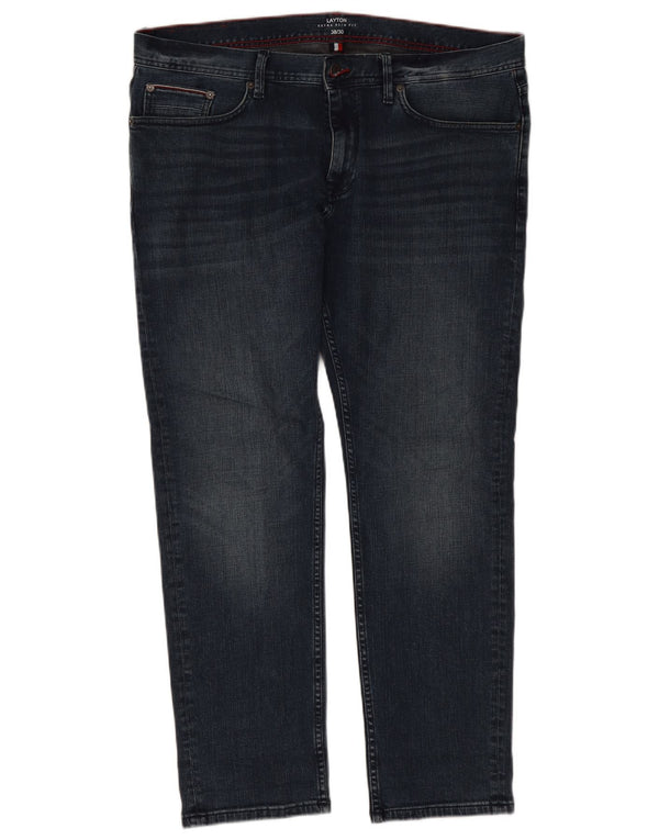 Мужские джинсы Tommy Hilfiger Layton Slim W38 L30, синий хлопок