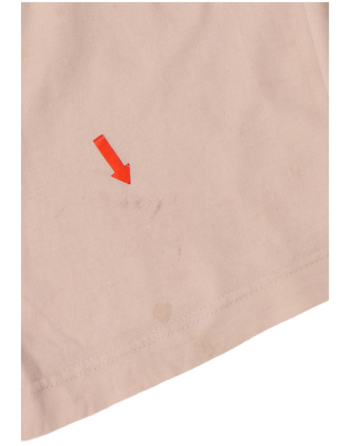 Мужская футболка с рисунком PUMA Top XS, белая с цветными блоками