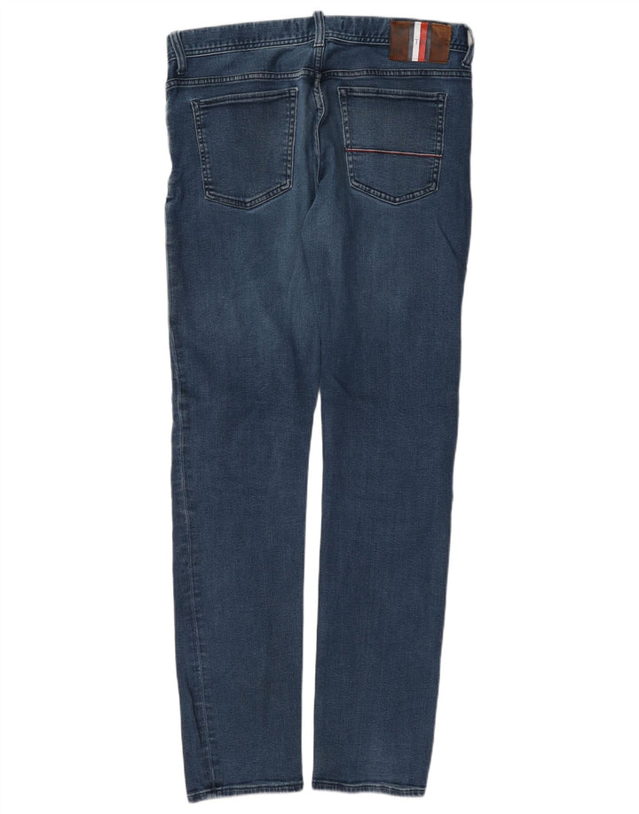 Женские узкие джинсы Tommy Hilfiger Bleecker W32 L34, синий хлопок