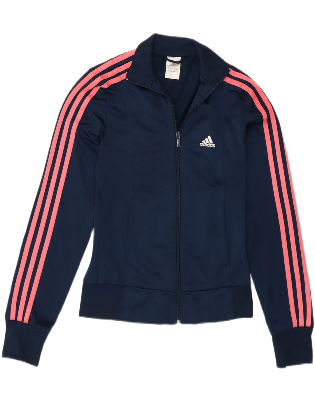 Женский спортивный костюм Adidas Top Jacket UK 8, маленький темно-синий, полиэстер