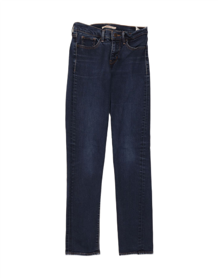 Женские облегающие джинсы Levi's W26 L29, синий хлопок