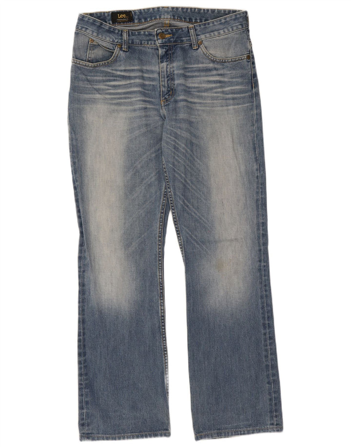 Мужские прямые джинсы Lee W32 L33, синий хлопок