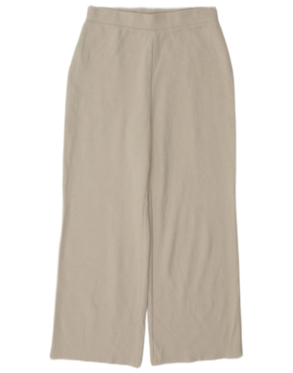 Женские трикотажные спортивные брюки Zara UK 10, маленькие, белого цвета
