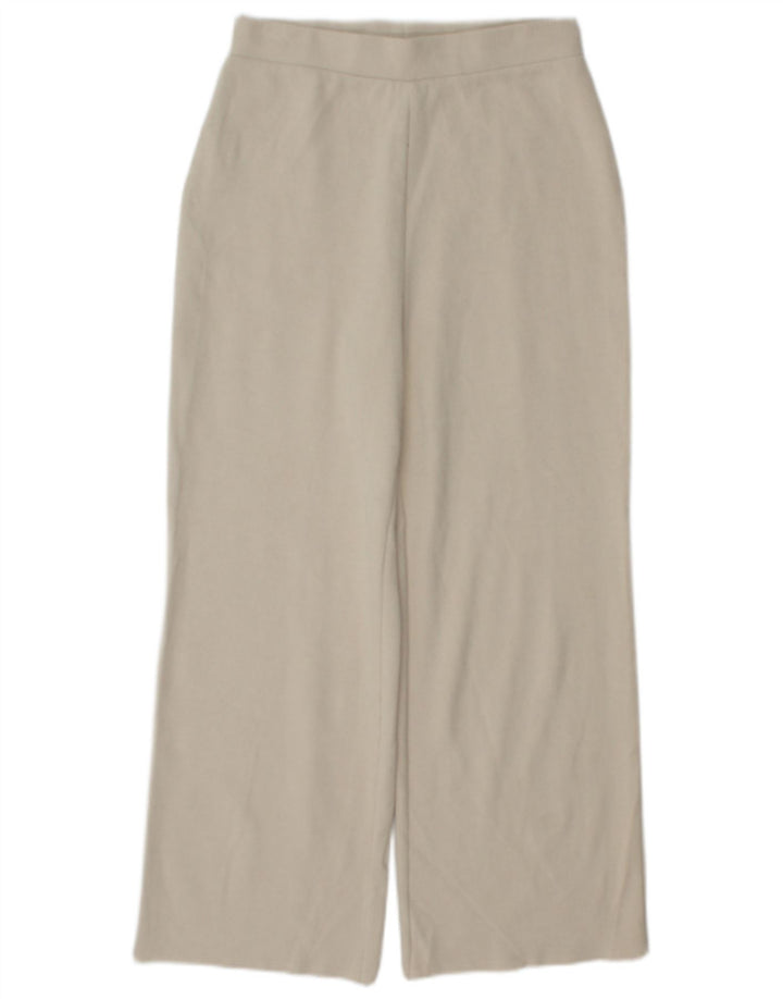 Женские трикотажные спортивные брюки Zara UK 10, маленькие, белого цвета