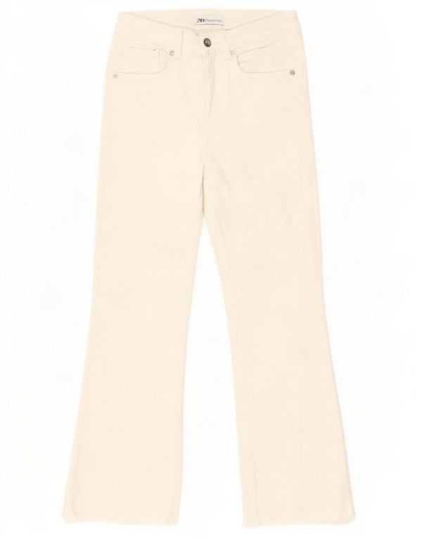Женские джинсы Bootcut Zara EU 34 2XS W24 L25 белые