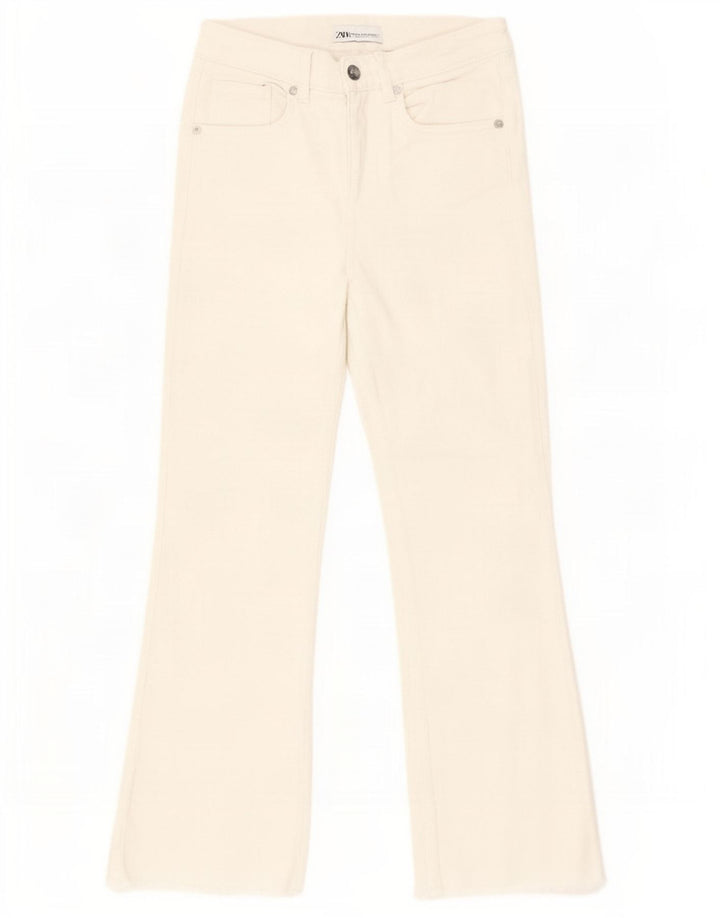 Женские джинсы Bootcut Zara EU 34 2XS W24 L25 белые