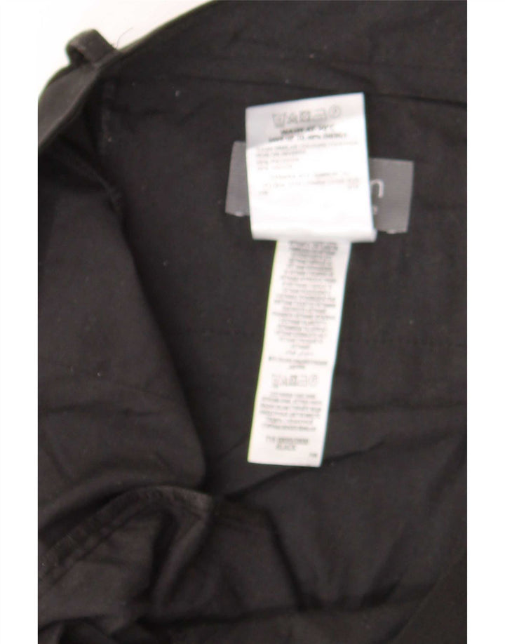 Мужские прямые костюмные брюки Marks & Spencer W39 L31 черные из полиэстера