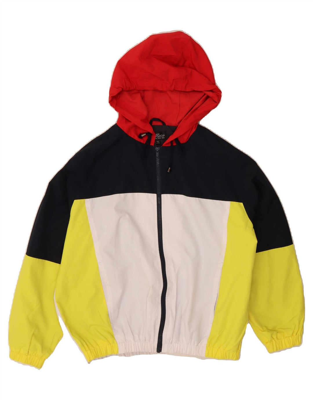 TOPSHOP Womens Oversized Tracksuit Top Jacket UK 14 Medium Multicoloured Vintage Topshop and Second-Hand Topshop from Messina Hembry 