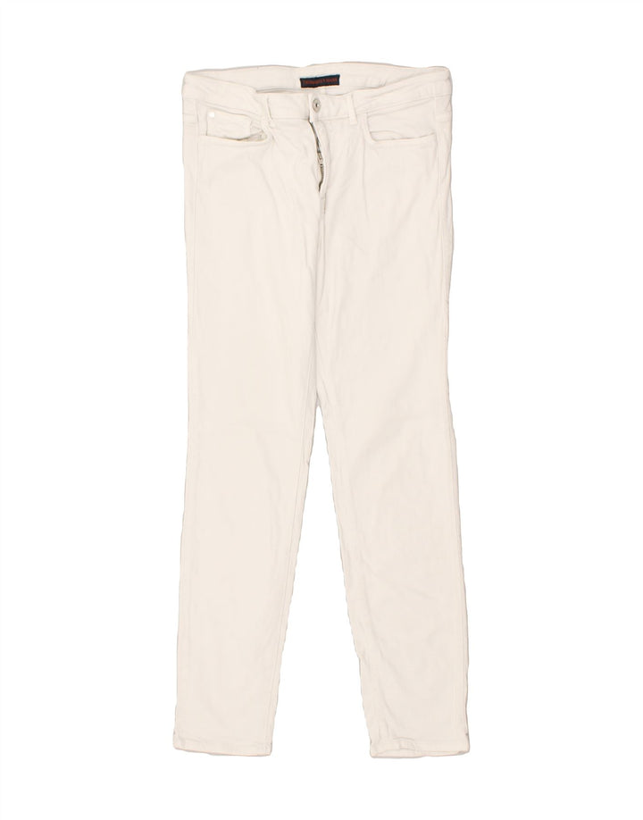 TRUSSARDI Womens Skinny Jeans W31 L30  White | Vintage Trussardi | Thrift | Second-Hand Trussardi | Used Clothing | Messina Hembry 