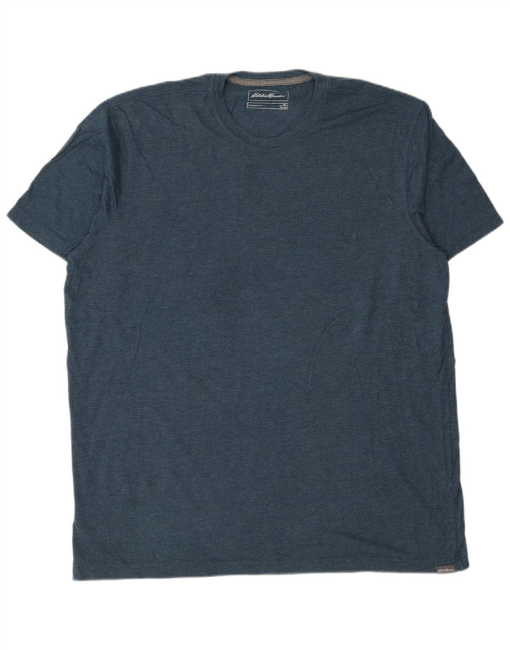 Мужская футболка EDDIE BAUER Top XL, синяя, хлопок
