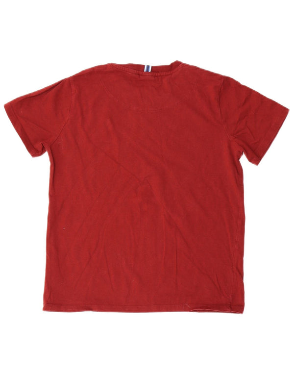 Футболка с рисунком для мальчиков TED BAKER, топ 10–11 лет, бордовый хлопок