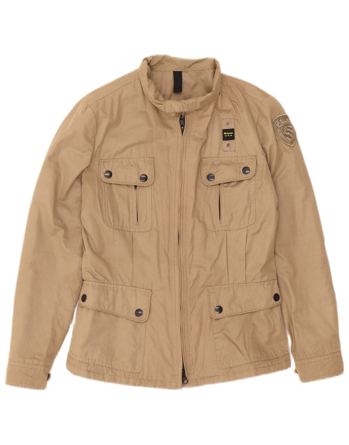 Женская куртка Blauer UK 10, маленькая, бежевый, хлопок