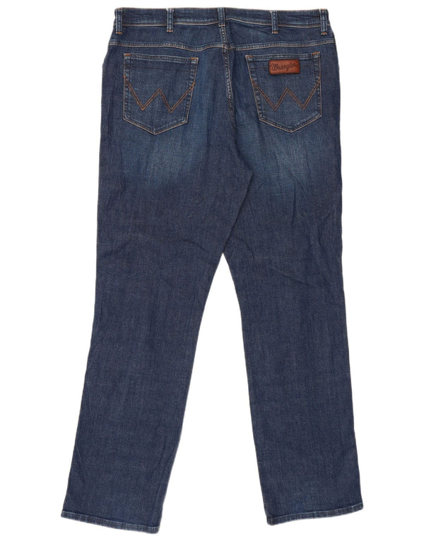 Мужские прямые джинсы Wrangler Texas W40 L34, синий хлопок
