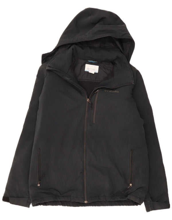 Мужская ветровка COLUMBIA с капюшоном UK 42 XL, серый полиэстер