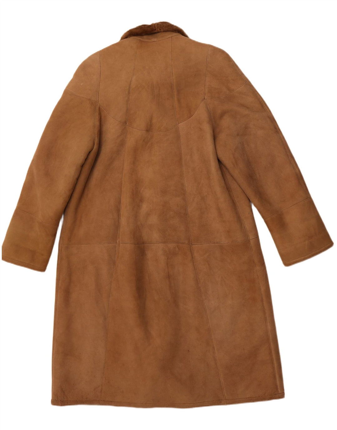 VINTAGE Женская дубленка IT 52 2XL Коричневая дубленка