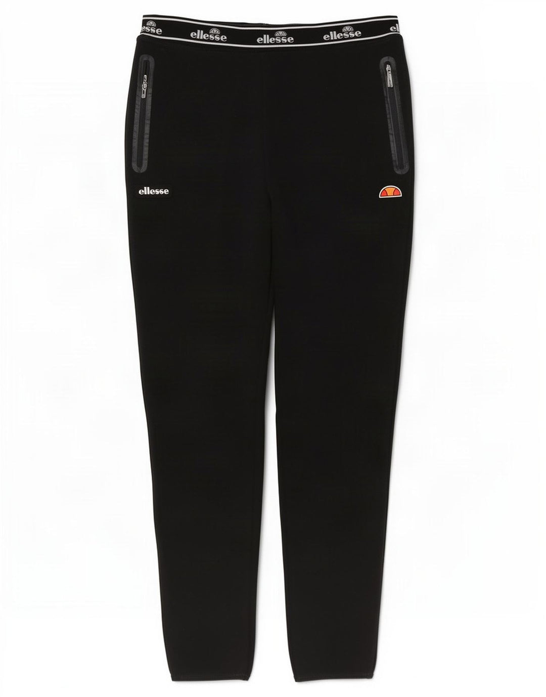 Мужские спортивные брюки Ellesse с графическим рисунком, большие черные хлопковые
