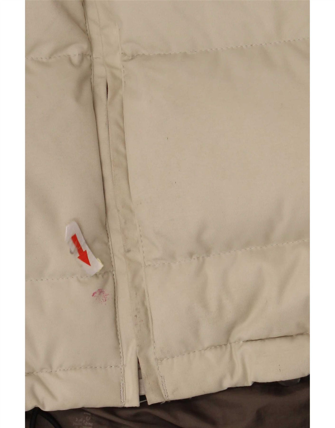 Женская стеганая куртка с капюшоном Jack Wolfskin UK 10, маленькая, бежевый, полиамид