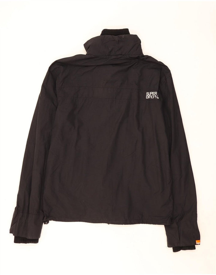 Мужская дождевик с рисунком Superdry UK 44 2XL, черный полиэстер