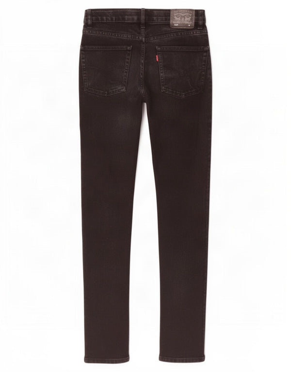 Джинсы скинни Levi's 510 для мальчиков 15–16 лет W28 L30, черный хлопок