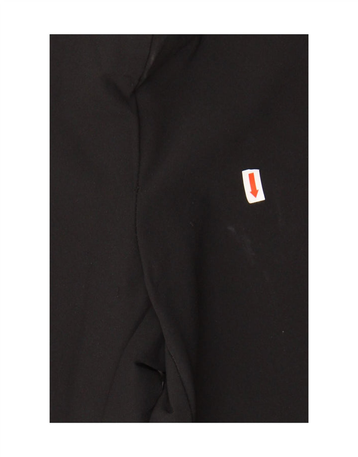 ELISABETTA FRANCHI Womens Capri Trousers EU 40 Medium W30 L21 Black