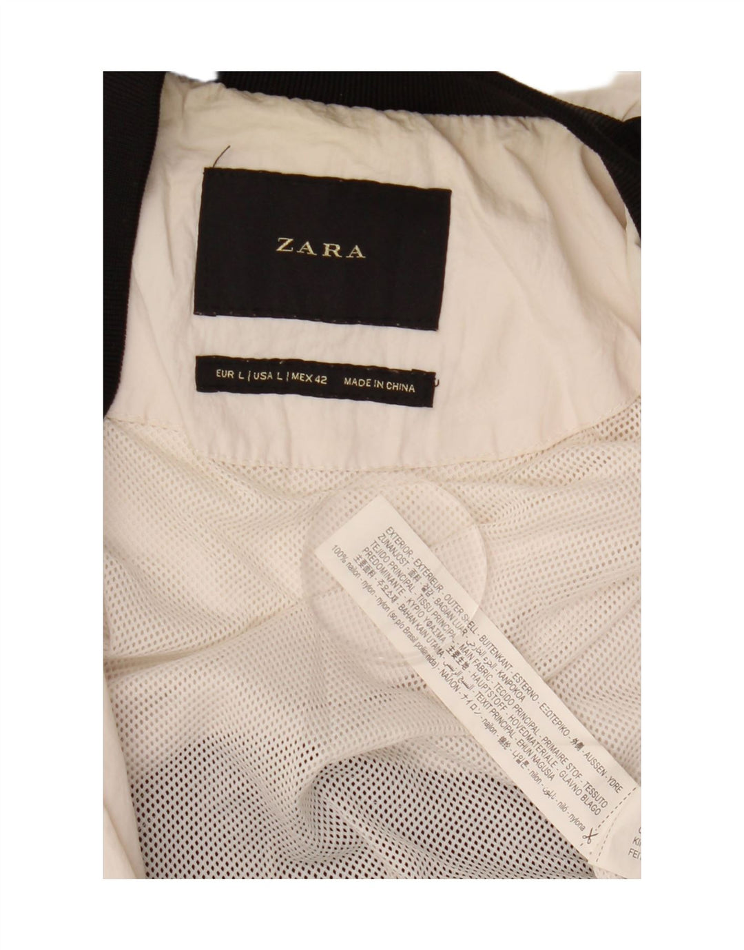Мужская спортивная куртка Zara с графическим рисунком, большая черная нейлоновая куртка с цветными блоками