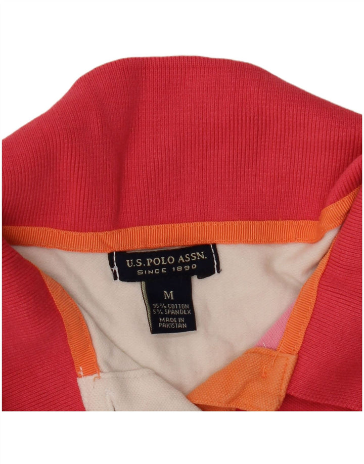 США ПОЛО ASSN. Женская рубашка-поло для регби UK 12, средняя, разноцветная