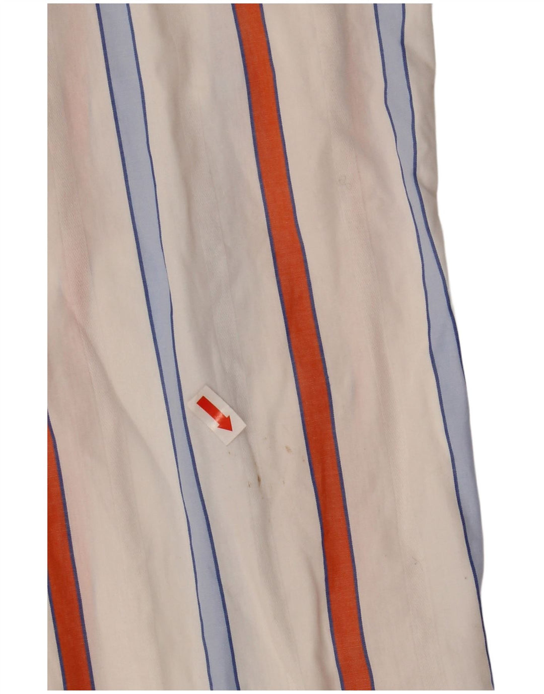 ENRICO COVERI Мужская рубашка с коротким рукавом, размер 42, большая белая полоска