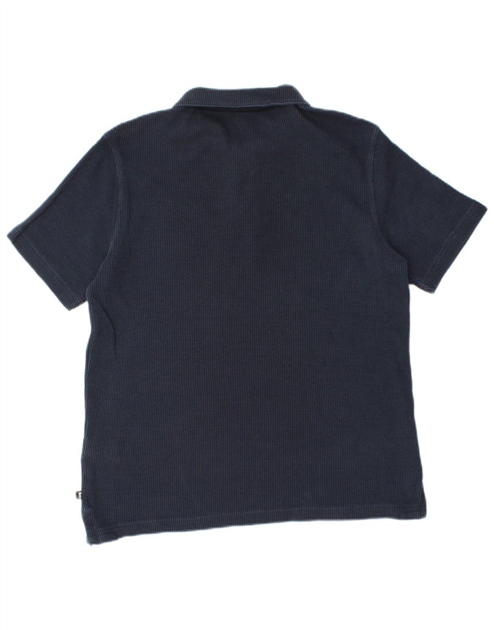 Мужская рубашка-поло TED BAKER, размер 2, маленькая, темно-синяя, хлопковая