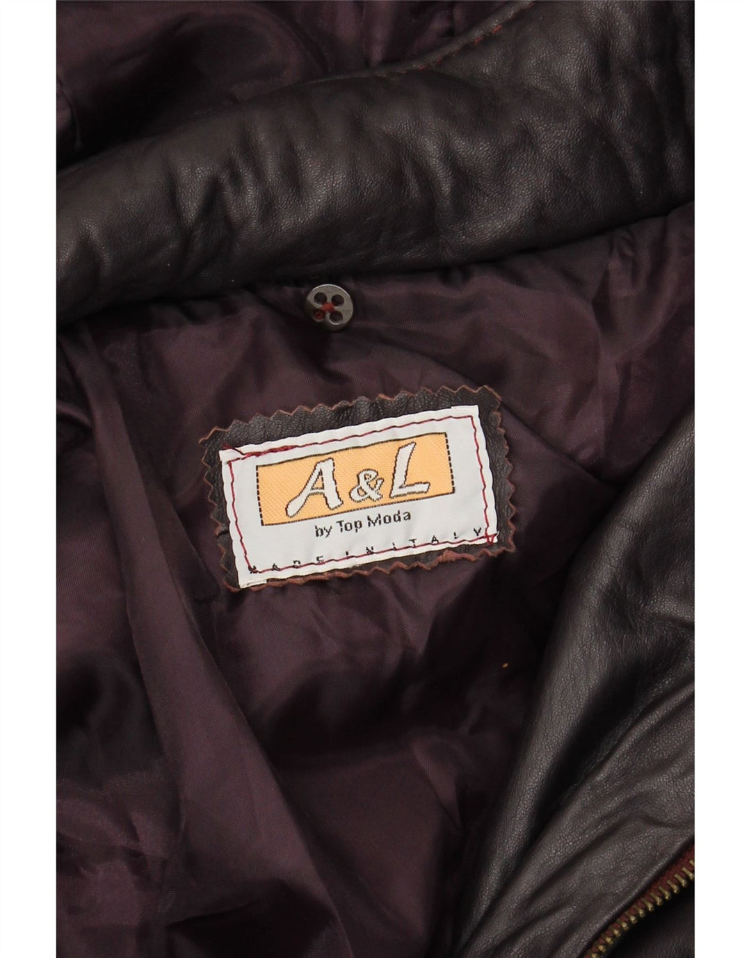 ВИНТАЖНАЯ женская кожаная куртка с капюшоном UK 16, большая темно-бордовая