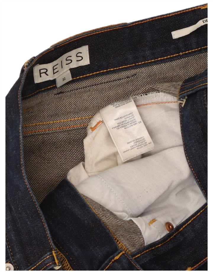 Женские узкие джинсы Reiss W32 L30, темно-синий, хлопок